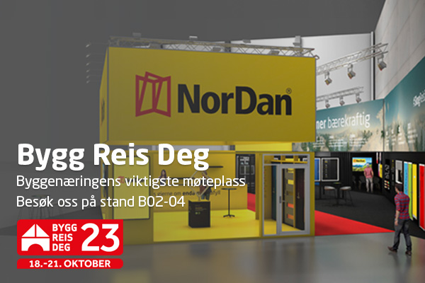 Bygg Reis Deg 2023 – Velkommen til NorDan stand B02-04